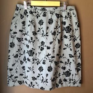 Vintage 80s Decade Designs Velvet Twill Pencil Skirt Decade Designs Women’s 12